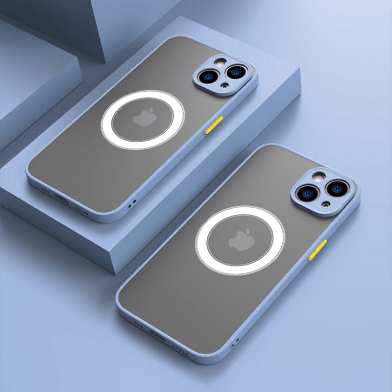 Aurora Shield two gray matte magsafe compatible iphone cases